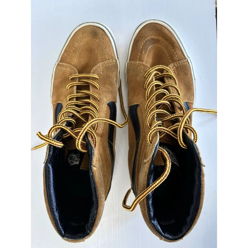 VANS Sk8- Hi Shoes Mens 7.5 Men Suede Skater Streetwear Grunge Retro Alt Hipster